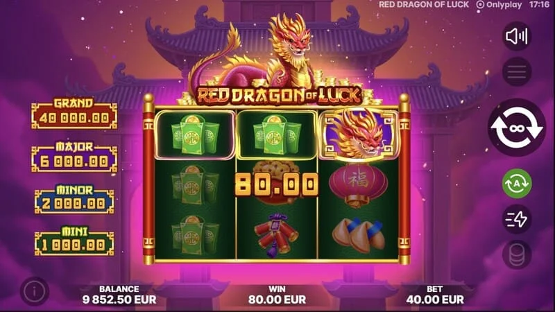Red Dragon of Luck – ikoner med pålydende værdi lander i grundspillet