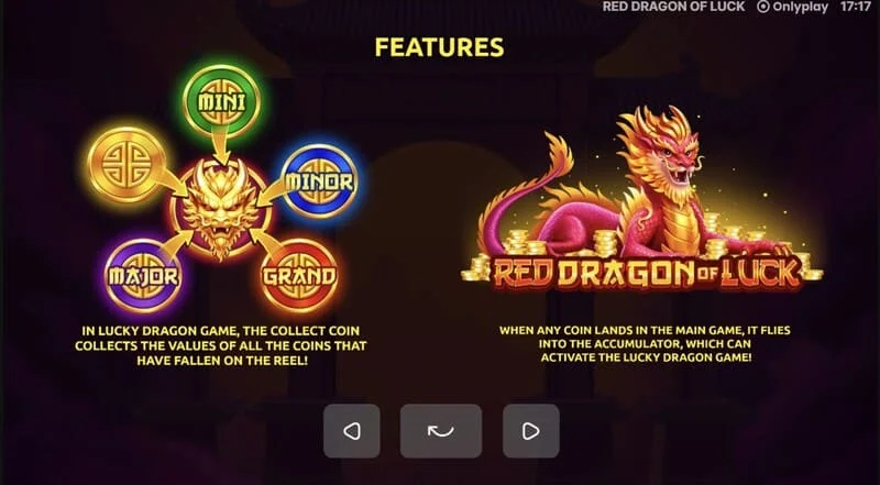 Red Dragon of Luck – Mini, Minor, Major og Grand Jackpots